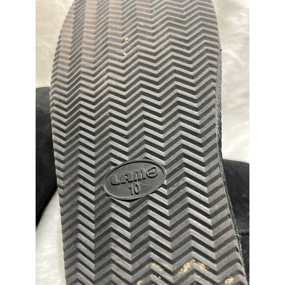 LAMO Womens Black Suede Mid-Calf Boots With Faux Fur Lining 10 - Picture 8 of 8